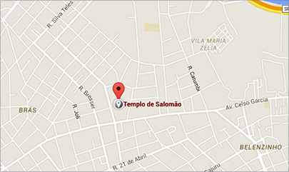 Mapa do Templo de Salomão